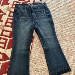 Madewell Dark Blue Flare Jeans